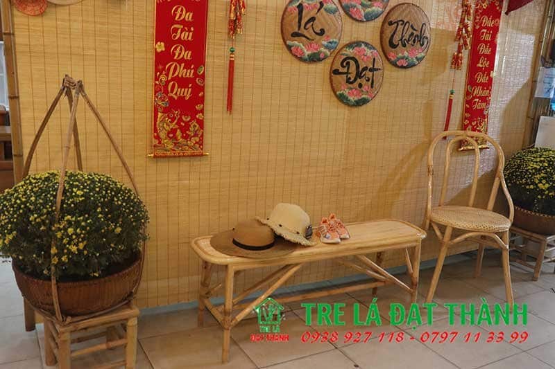 Ghế Thonet Mặt Mây - GTMM006